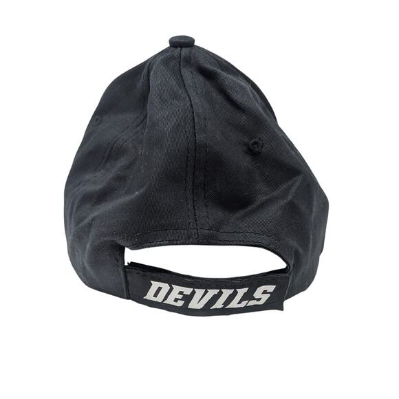New‎ Jersey Devils Hockey NHL Baseball Cap Hat Black Logo Pure Cotton Sportswear - Picture 2 of 4